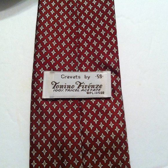 TONINO FIRENZE MEN'S NEW SILK TIE  WIDTH: 3" - Picture 2 of 2